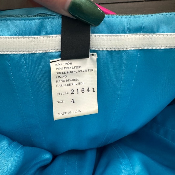 Gorgeous Peacock Gown - Picture 7 of 7